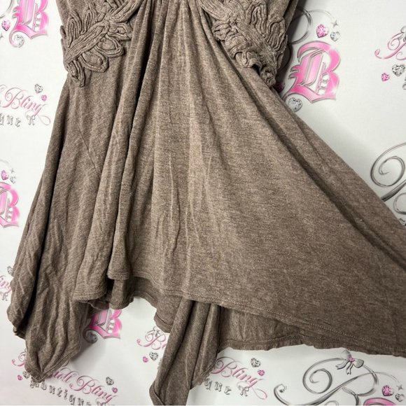 Max studio top fairy whimsical bottom flowy floral cinches at the waist stretch - Picture 6 of 11